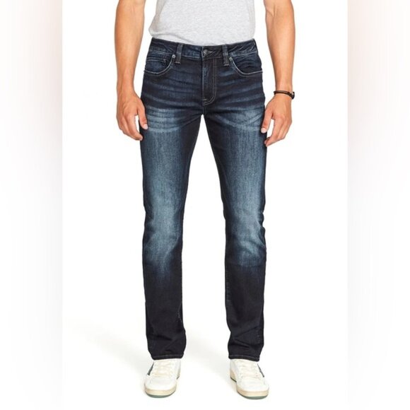 Buffalo Six-X Slim Straight Dark Wash Denim Jeans 34 x 34 - Picture 1 of 9